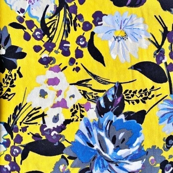 Alexandra + Oak Yellow Floral Midi Dress - Picture 10 of 11